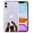 thumbnail image 1 of FINCIBO Soft TPU Clear Case Slim Protective Cover for Apple iPhone 11 6.1" 2019, Basset Hound Dog, 1 of 4
