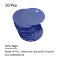 thumbnail image 2 of Unique Bargains 50pcs Waterproof Shipping Tags, PVC Metal Eyelet Durable Label Tear Resistant Blank Tag Blue, 2 of 6