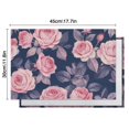 thumbnail image 5 of Pioneer Flower Floral Print Pattern Summer Placemats Table Placemats Set Of 6-Linen Kitchen Washable Placemats Table Mats 12x18 Inch Non-Slip Heat Resistant, 5 of 5