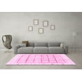 thumbnail image 3 of Ahgly Company Indoor Rectangle Abstract Pink Modern Area Rugs, 7' x 9', 3 of 4