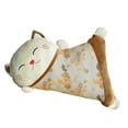 thumbnail image 4 of Cojín de asiento perfecl Almohada gato de la suerte lavable marrón, 4 of 8