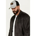 thumbnail image 2 of Moonshine Spirit Men's Spirit&Reg; Faux Suede Bomber Jacket Charcoal, 2 of 4
