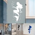 thumbnail image 5 of Mermaid Wall Sticker Beautiful Waterproof Toilet Bedroom Toilet Decor Home, 5 of 6