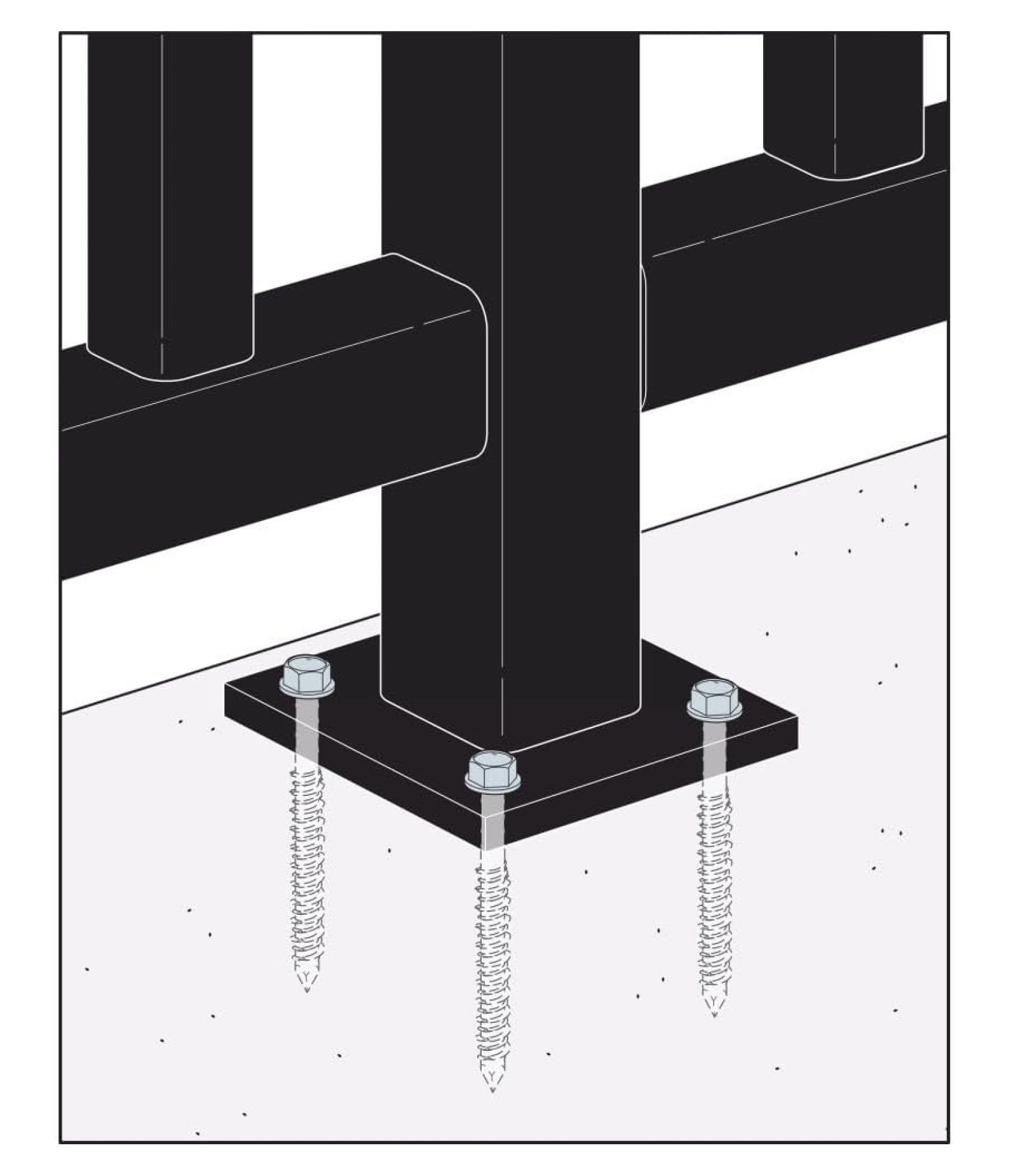 TTN25214HSS Titen 1/4 in. x 2-1/4 in. Hex-Head Stainless-Steel Concrete and Masonry Screw (100-Qty)