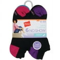 thumbnail image 2 of Hanes Women's Everyday Cushioned No-Show Socks 6-Pack, 2 of 4