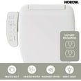 thumbnail image 6 of HOROW T0338W Elongated One Piece Toilet With Bidet Toilet Seat ADA Height MAP 1000g 12'' Rough-in, 6 of 9