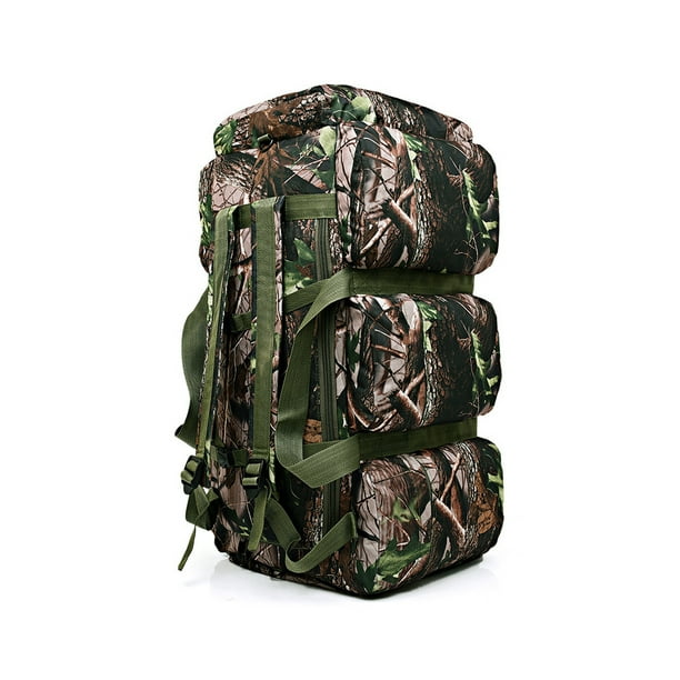 Yuarrent para exteriores de 90L, bolsa de pesca para acampar, bolsillos, mochila, senderismo, mochilero, portátil, de viaje, Camper, bolso de Mochilas de mochilero tipo 3 Yuarrent OD029605-03
