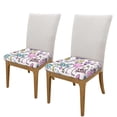 thumbnail image 2 of Balery Summer with Flamingo Stretch Couch Cushion Covers, Individual Sofa Cushion Covers, Soft Chair Sofa Seat Cushion Slipcover with Elastic Bottom Milk Silk-16.9in, 2 of 9
