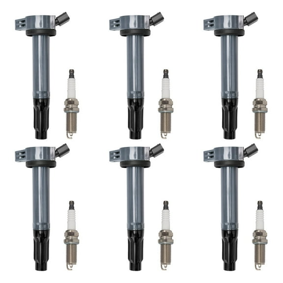 Set of 6 ISA Ignition Coil & 6 Iridium Spark Plug for 2006-2017 Lexus LS460 IS350 IS250 GS350 LS600h V6 V8 2.5L 3.0L 3.5L 4.6L 5.0L Replacement For UF487,Denso 3473