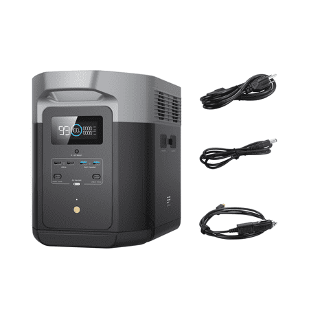 EF EcoFlow Portable Power Station DELTA 2 Max Lite, 1900Wh Capacity LFP Battery, Full Charge in 1 Hr, Solar Generator for Home Backup Power Camping RV(Solar Panel Optional)