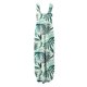 thumbnail image 4 of Gibobby Vestido Casual para Mujer Mujeres Casual Floral Suelto Sundress Vestidos largos Entrecruzados Sin mangas Dividir Maxi Vestido de verano Vesti(Blanco,XL), 4 of 5