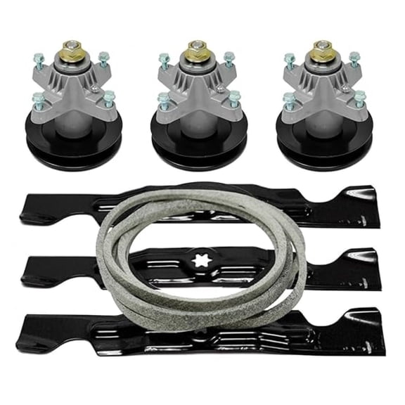 EPR Spindle Belt Blade Kit Set for 50" Deck MTD Cub Cadet RZT 50 RZT 22 Troy Bilt XP Toro 942-04053C
