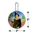 thumbnail image 6 of Wizard of Oz Scarecrow Character Round Luggage ID Tag Card Suitcase Carry-On, 6 of 8