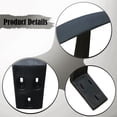 thumbnail image 5 of Brazo giratorio para silla de oficina, negro, orificios de montaje estándar, cómodo, fácil de ensamblar, repuesto ergonómico para sillas de, 5 of 5