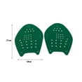 thumbnail image 4 of AMLESO Swim Paddles Hand Swimming Hand Paddles Water Sports Strength Training Flat Paddles Diving Outdoor Swim Training Hand Paddles Green M, 4 of 10