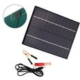 thumbnail image 7 of 5 5 Watt 12 Volt Polysilicon Solar Panel With Battery Clip For Outdoor Power, 7 of 7