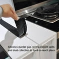Willstar 2Pcs Silicone Kitchen Stove Counter Gap Cover Oven Guard Spill