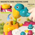 thumbnail image 2 of Juego magnético para alimentar pájaros PANITU Woodpecker Worm Toy, 2 of 6