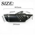 thumbnail image 2 of 51mm Exhaust Motorcross Exhaust Motorcycle Pipe Muffler Bicycle For CBR650F CBR300 Z250 Z400 Z900 Z800 R3 R6, 2 of 3