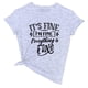 thumbnail image 1 of Camiseta de verano con estampado de letras, cuello redondo, manga corta, camiseta informal de gran tamaño con estampado de letras para mujer, gris grafito (letra negra) L, 1 of 3