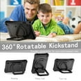 thumbnail image 2 of Epicgadget Case for Amazon Fire 7 Tablet 7” Display (12th Generation,2022 Release) Hybrid Shockproof 360 Rotating Multi-Functional Ring Stand Case with Shoulder Strap Kid-friendly (Black/Black), 2 of 5
