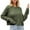 Green-Sweaters, variant on AGWOLF Women's Oversized Sweaters Trendy Cable Knit Crop Top Chunky Solid Color Jumper Pullover