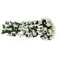 thumbnail image 5 of facefd Artificial Flower Garland Wall Hanging Simulation Floral Vine Home Office artificial Flower Rattan, White, 5 of 5