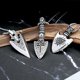 thumbnail image 5 of Mens Vintage Nordic Viking Valknut Pendant 316L Stainless Steel Viking Compass Necklace Pendant Biker Punk Jewelry Chain Gifts, 5 of 5