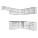 thumbnail image 3 of Cocina Integral Completa Esquinera Madesa 469cm Glamy 01 - Blanco Madesa GCGL469001, 3 of 10