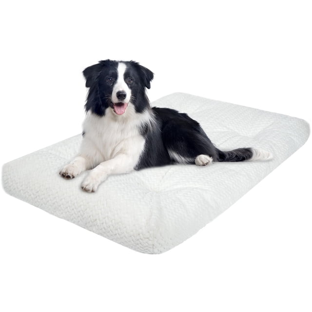 Colchón Deluxe KROSER para Jaulas de Perro, Almohadilla Suave para Tamaños Pequeños a Jumbo