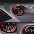 thumbnail image 7 of Dashboard Red Center Clock Compass Cover Trim Ring for 911 Cayenee Macan, 7 of 7