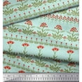 thumbnail image 3 of Soimoi Cotton Duck Fabric Leaves & Floral Artistic Decor Fabric Printed Yard 42 Inch Wide, 3 of 3