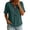 Green-shirts, variant on Aezemi Women Striped Button Shirts Pullover Loose Fit Short Sleeve Summer Daily Home Fashion Tees Baggy Outdoor Work Walking All Match Soft Casual Tops XL