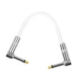 thumbnail image 3 of Almencla Patch Cable Connect Line Speaker Systems Plug and Playing 1/4'' Low Noise Electric Guitar Cable PVC Shell Instrument Audio Cable white, 3 of 8