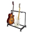 thumbnail image 1 of Multi Guitar Stand Metal And EVA Multiple Guitars Stand Rack With Wheels Body  For Folk Electric Acoustic Guitar, 1 of 8