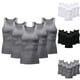 thumbnail image 1 of Penkiiy Camisas sin mangas de compresión de 5 paquetes para hombres, camiseta de entrenamiento de gimnasio deportiva, 1 of 5