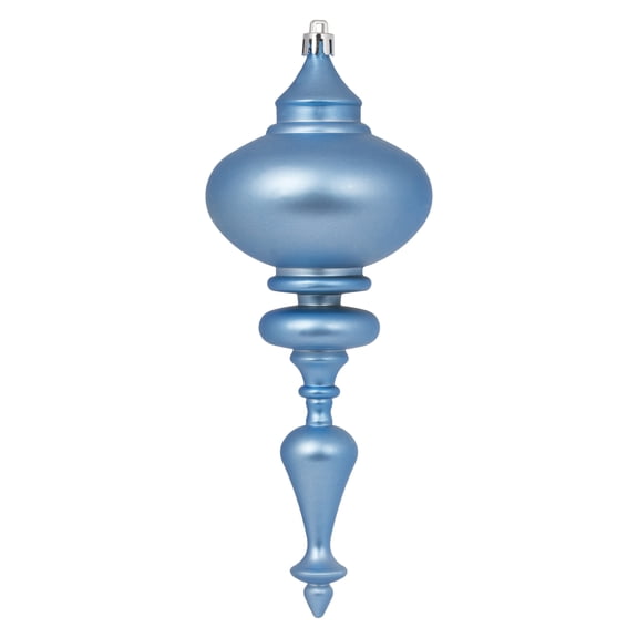 Vickerman 8.7" x 3.5" Periwinkle Matt Finial 3Bg