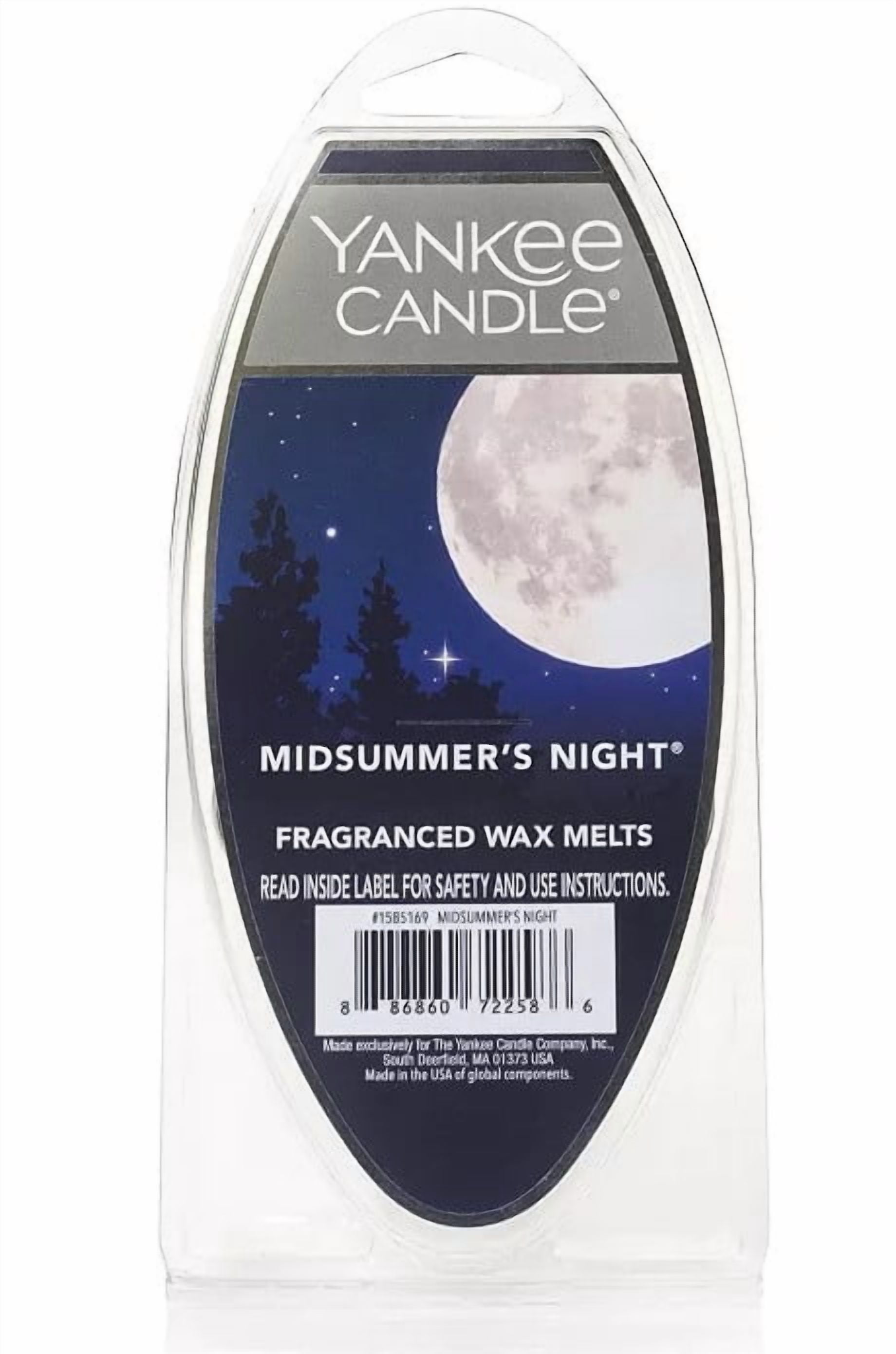 Yankee Candle Wax Melts Pack of 2 - Amber Sandlewood and Midsummer's Night