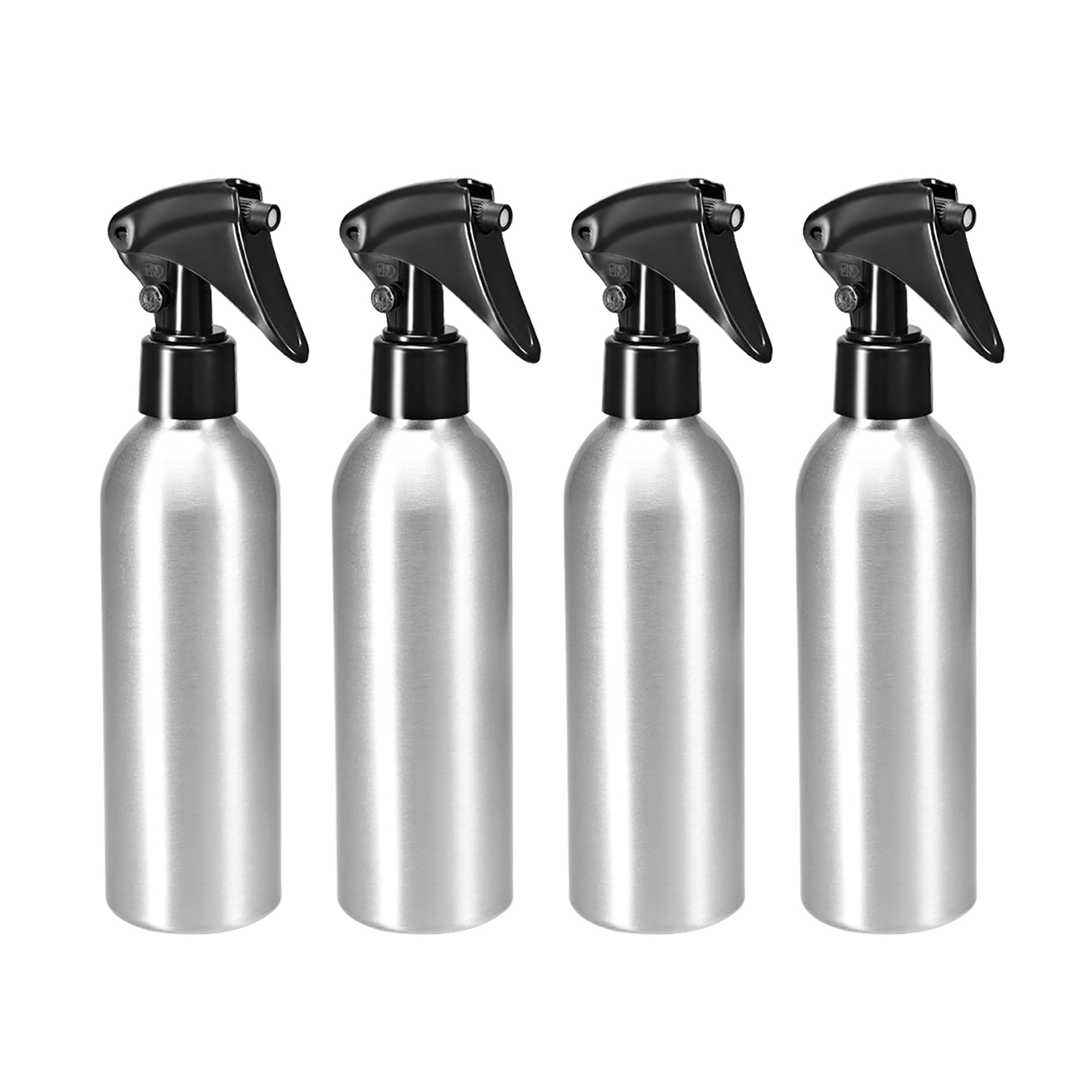 Uxcell 7oz/200ml Aluminium Spray Bottle with Fine Mist Sprayer 4 Pack