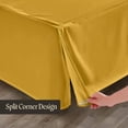 thumbnail image 5 of SGI Bedding 21 Inch Pleated Bed Skirt | Microfiber Bed Skirt | Fade Resistant, Wrinkle Free, Anti-static, Decorative, Extra Storage Space, Clutter-Free | Full, Golden, 5 of 8