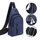 thumbnail image 4 of Strap Bag Crossbody Backpack With USB Hole With Headphone Hole Strap Backpack Hiking Backpack Multipurpose Crossbody Chest Bag, 4 of 8