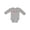 AC-Heather Grey, variant on Inktastic Sock Monkey Heart Border Boys or Girls Long Sleeve Baby Bodysuit