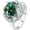 Green, variant on 5 Carat Moissanite Engagement Rings for Women Sterling Silver Moissanite Women's Diamond Ring Moissanite Ring for Women Lab Grown Diamond Wedding Rings Women's Promise Rings