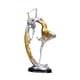 thumbnail image 2 of Estatua de bailarina, adorno de escritorio, artesanía, elegante decoración, figura de bailarina para Oro, 2 of 9