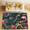 Multicolour 4, variant on CURLYOOT Tropical Frog Area Rugs 5'x7' Washable Rug Large Living Room Rug Non Slip Indoor Floor Carpet for Dining Room Bedroom Home