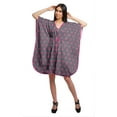 thumbnail image 2 of Moomaya Short Caftan Cover Up Dress Printed Women Kaftan Beachwear Cover Up, 2 of 6