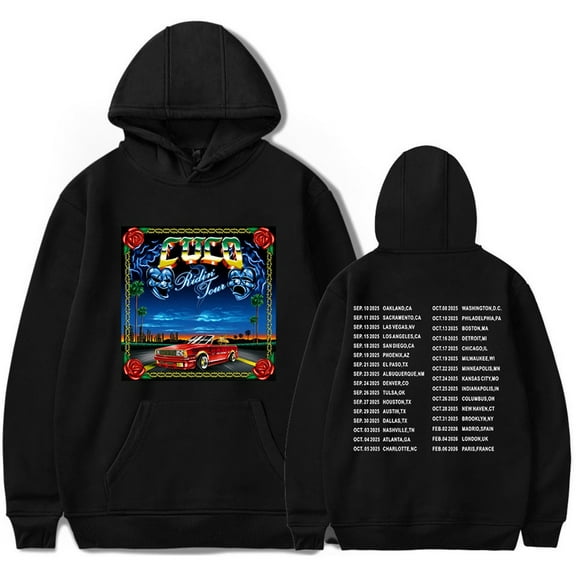 Cuco Ridin’ Tour Merch Hoodie Pockets Drawstring Unisex Hooded Sweatshirt Fashion Clothing