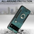 thumbnail image 6 of for Pixel 6 Pro Case,Card Holder Wallet for Google Pixel 6 Pro Case,Ring Stand,RFID-Blocking,Wrist Strap,Camera Protector,Leather Protective Magnetic Flip Cover for Pixel 6 Pro (Green), 6 of 14