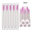 thumbnail image 4 of Vogacara 5 piezas de cepillo de pestañas de un solo con varilla de cristal cepillos de mujer antideslizante rizador de pestañas lavable herramienta Protección de la piel Tipo 3 Vogacara CE014515-03, 4 of 6
