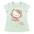 thumbnail image 1 of Playera Para Niña Sanrio Hello Kitty Cuello Redondo Manga Corta Talla 10 Verde, 1 of 2